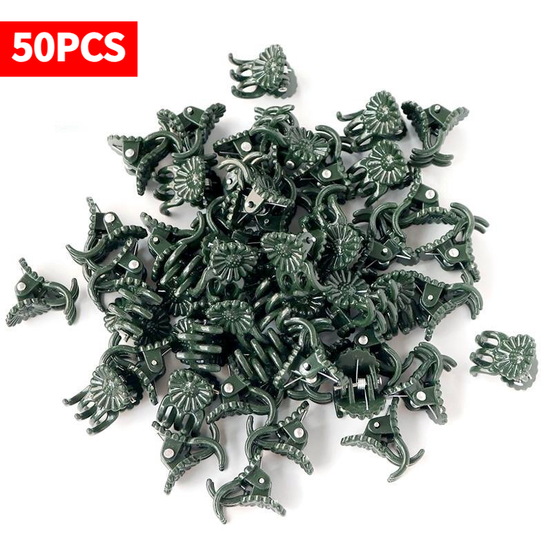 50PCS 5-Claw Dark Green Plant  - Vine Climbing Plastic ulasan dan harga